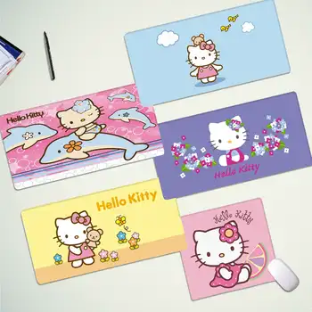 

Maiya Boy Gift Pad Pink Hello Kitty cat Laptop Computer Mousepad Free Shipping Large Mouse Pad Keyboards Mat