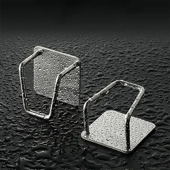 

Kitchen Stainless Steel Sponges Holder Self Adhesive Sink Sponges Drain Drying Rack Kitchen Sink Accessories Storage Organizer