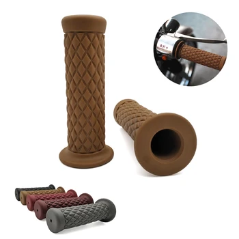 

Universal 7/8'' vintage rubber motorcycle grip parts for cafe racer moto handlebar For Yamaha t max 500 530 XP500 XP530 xp 530