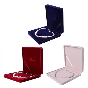 

Jewelry Box Jewelry Velvet Box Necklace Gift Display Case Wedding Jewelry Storage Holder display box