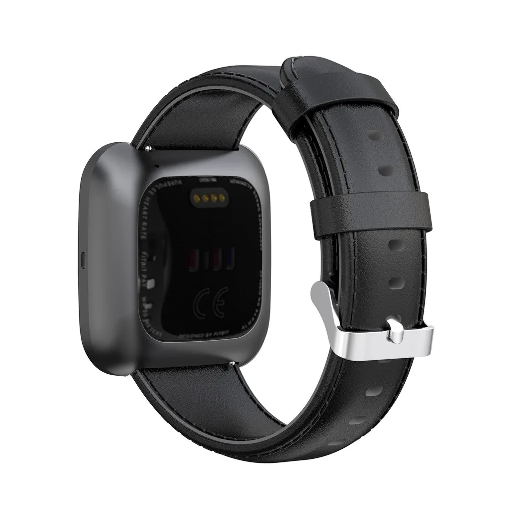 Кожаный сменный ремешок для часов с пряжкой, ремешок для Fitbit versa 2, 23 мм, умные часы, спортивные часы, браслет - Цвет: A