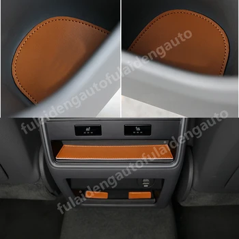 

13pcs For Porsche Cayenne 2018-2019 PU Leather Non-slip Door Slot Pad Cup Holder Mats Car Styling Accessories