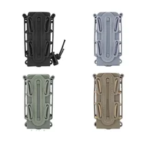 Лучший Fastmag Molle Чехол 9 мм Molle пистолет Mag военный подсумок кобура с зажимом для ремня мягкий чехол mag