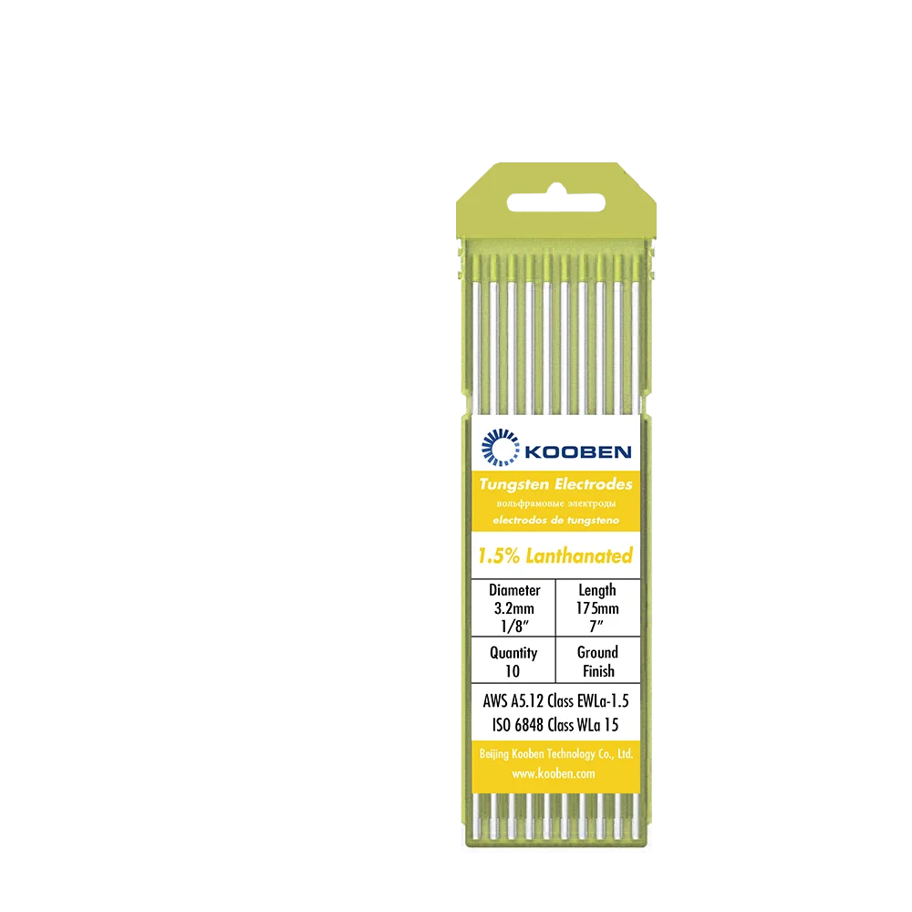 WL15 Вольфрам электроды 1,0 1,6 2,4 3,2 мм x 175 мм золото Tig сварки Вольфрам электроды