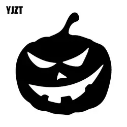 YJZT 15,5X16,6 см злой Хэллоуин Тыква задний лобовое стекло наклейка украшение для автомобилей наклейки C25-1248