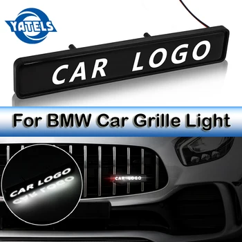 

ABS Chrome Grille Emblem Badge LED Decoration lights Car Logo Sticker For BMW M 1 3 4 5 6 7E Z X M3 M5 F34 G30 Atmosphere lights