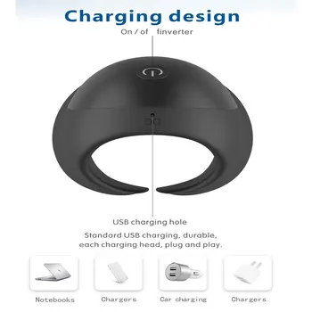 Automatic Male Masturbator Massager Exerciser Male Delayed Ejaculation Trainer Glans Vibrator Penis Massager Sex Toys Vibrator 4