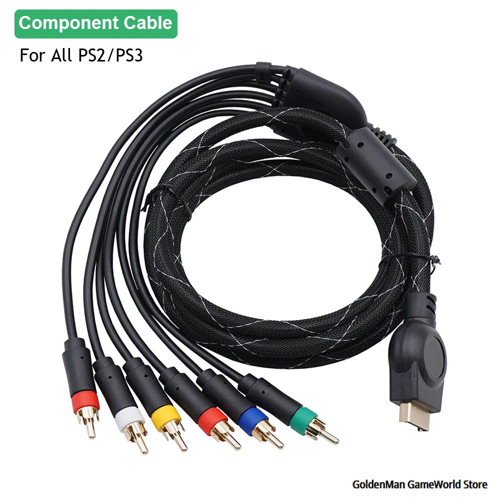 AV Component Cable 1.8m Premium High Resolution HDTV game cable