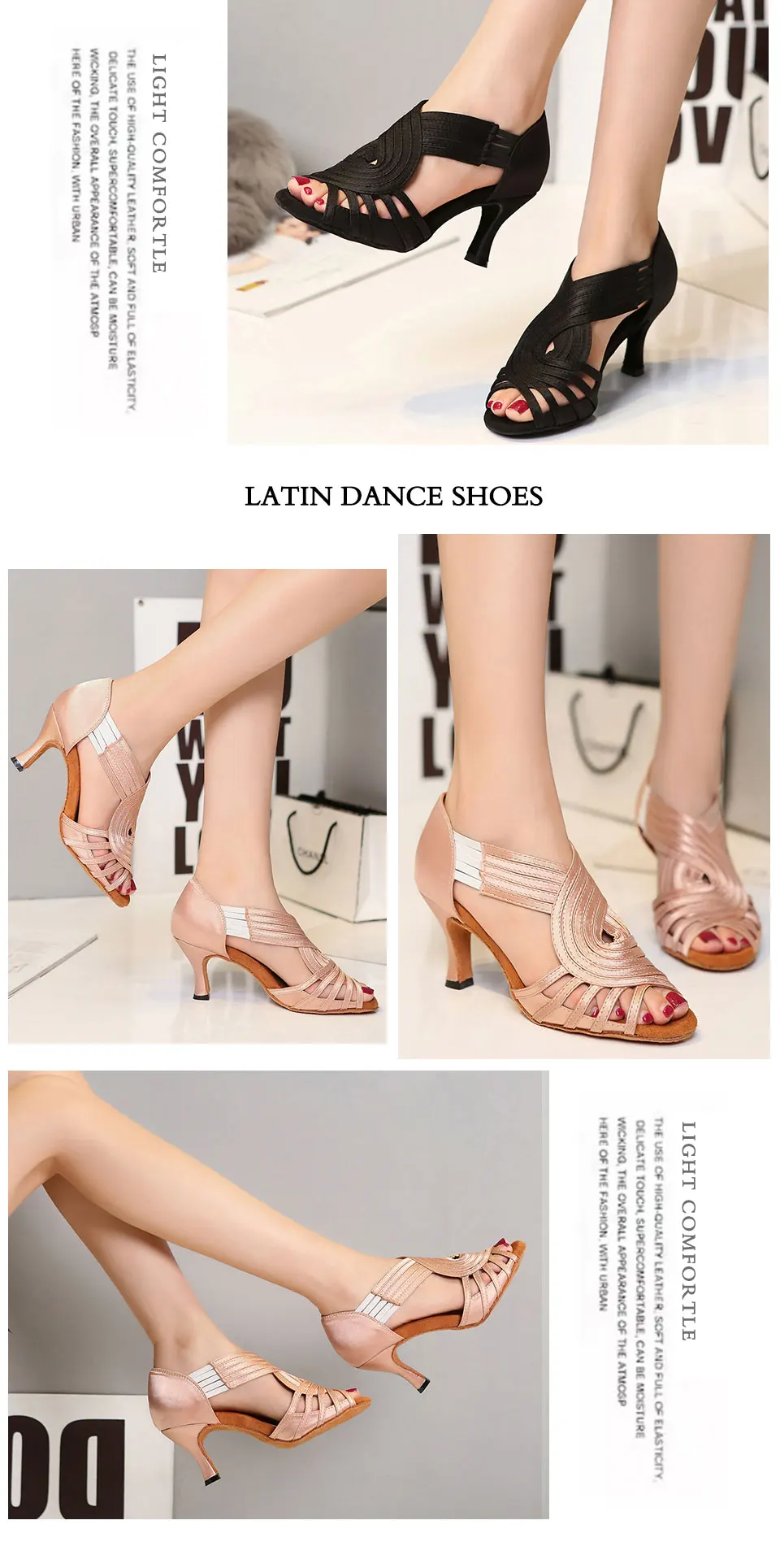 Обувь для латинских танцев для девочек, Женская Обувь для бальных танцев, профессиональная обувь для сальсы, танго, вечерние туфли для танцев,, высокий каблук