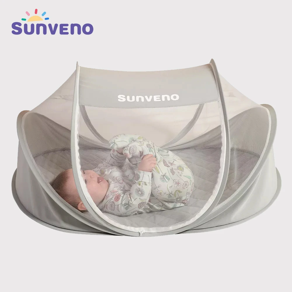 Sunveno Baby Mosquito Net Tent Portable Foldable Travel Bed Anti Mosquito Bites Auto Self Expanding For Babys Adults Trip Crib Netting Aliexpress