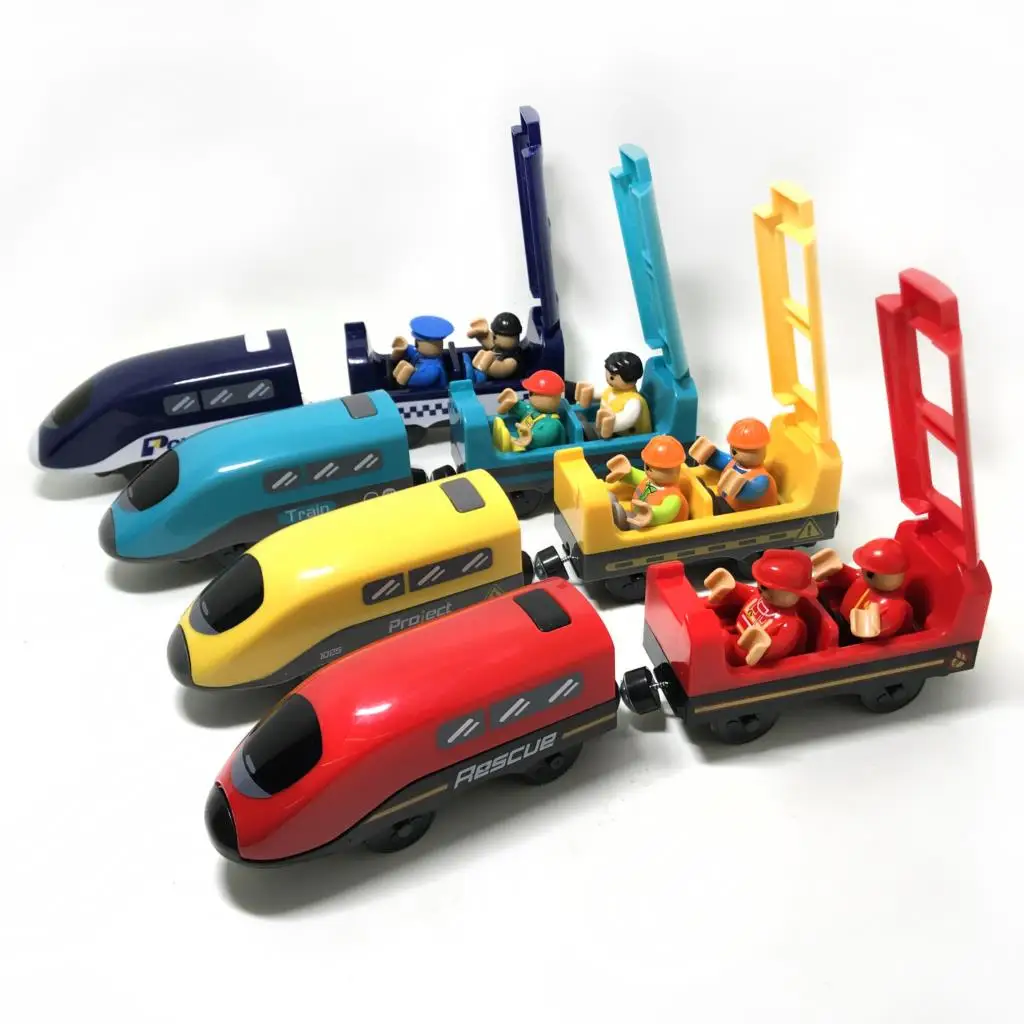 Electric-Train Track Brio Wooden Childrens with Sound Compatible Hot New