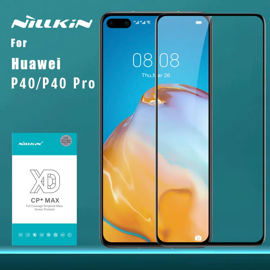 Защитное стекло Nillkin XD CP + Max закаленное 3d-стекло с полным покрытием для Huawei P40 Pro