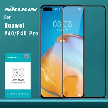

for Huawei P40 Glass Nillkin XD CP+ Max Full Cover 3D Tempered Glass Screen Protector for Huawei P40 Pro 5G Glass