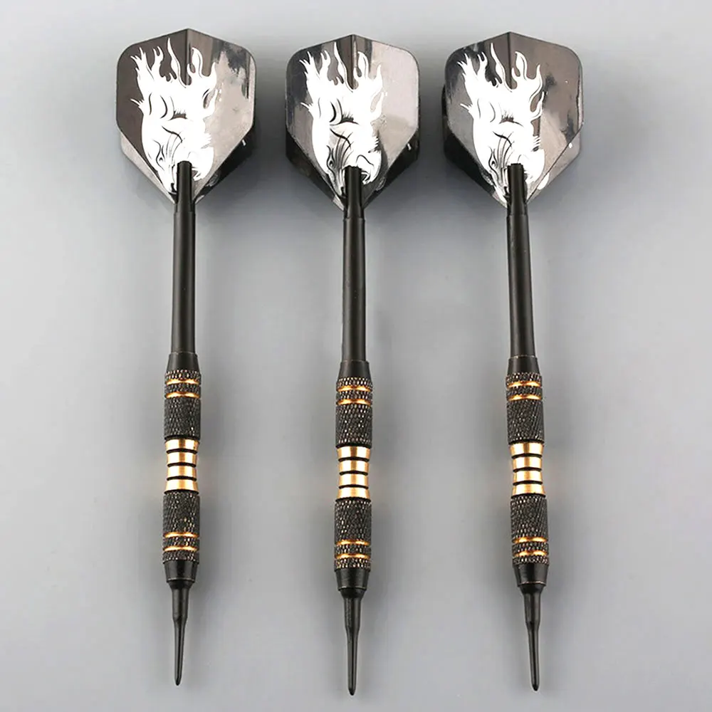 Electronic Dart Copper Leisure Activities Competition Relax 18g 3PCS Metal Games Soft Tip Dart Steel Safe Dart Solid Sport