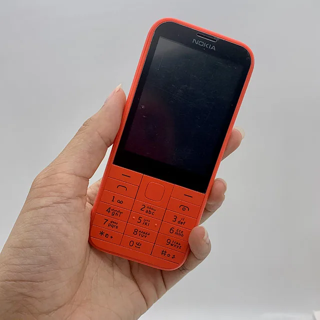 second hand iphone Nokia 225 Refurbished Original Mobile phones Unlocked Single Core 2.8 Inches 2MP Camera 2G GSM FM  Mp3 Player Cellphone iphone 12 refurbished