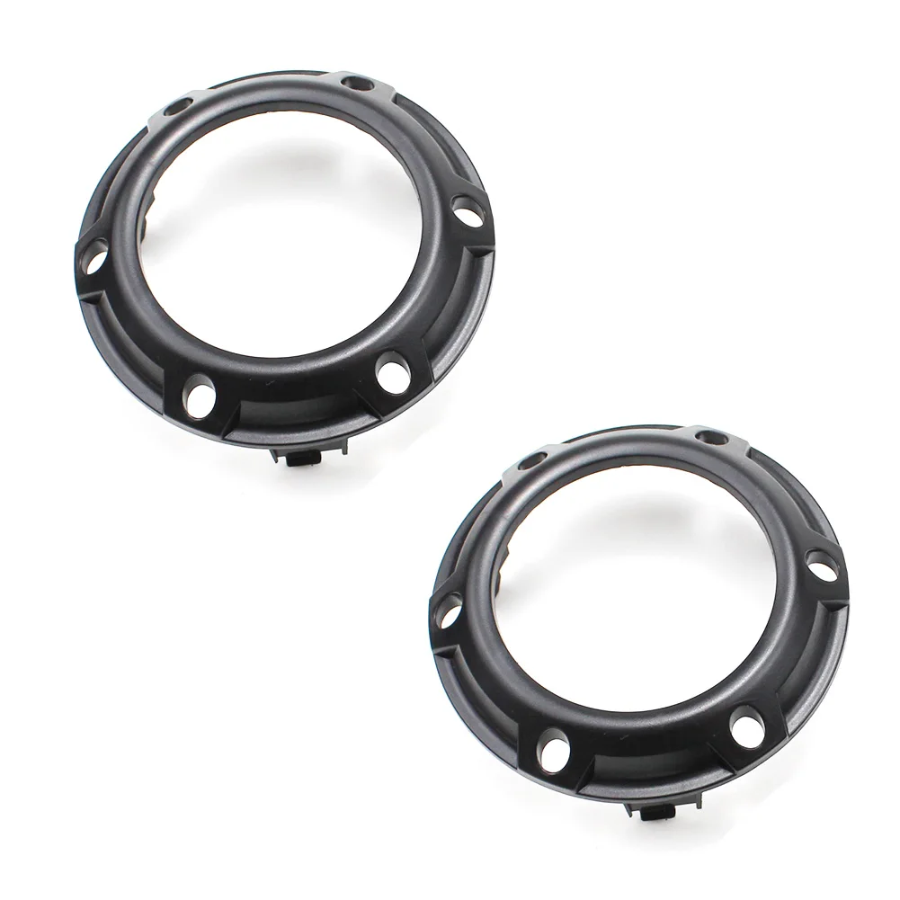 

For Mitsubishi Outlander 2007-2009 Pair Front Fog Light Lamp Black Cover Frame 6400A739