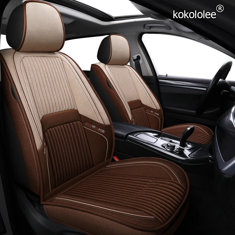 Чехлы на сиденья автомобиля kokolee льняные для ssangyong korando kyron rexton actyon sport rodius tivolan