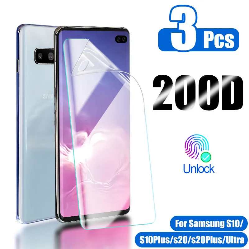 Защитная пленка для Samsung S10 S9 S8 S20 Plus защитная Note 10 9 8 A51 A50 не стекло|Защитные стёкла