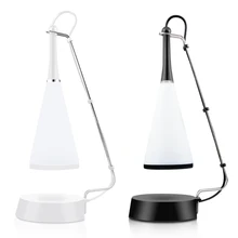 Мини-Колонка со светодиодом BT динамик s 2в1 USB Перезаряжаемый беспроволочный Динамик Сенсорный датчик Настольный светильник