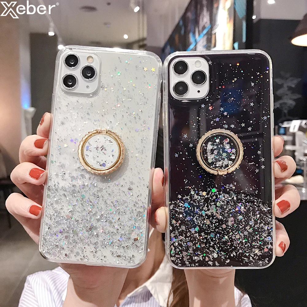 Finger Ring Phone Holder Case For iPhone 11 12 Pro Max XR XS 6 6S 7 8