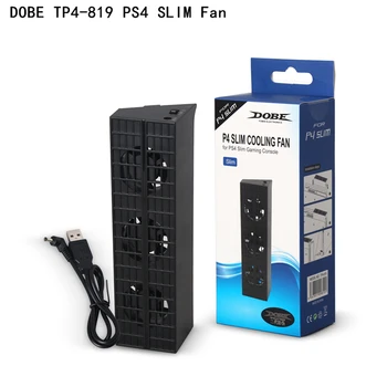 

For Dobe PS4 Slim Cooling Stand Fan TP4-831 Console Cooler Smart Temperature Control 3 Fans for Sony Playstation 4 PS4 Slim Pro