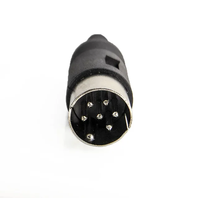 3 pcs/lot 3/4/5/6/7/8 Pin JR3970 DIN S-Type Male And Female Power Plug Connectors Cold Pressure Jack Solderless Plastic Keyboard 6 PinMale