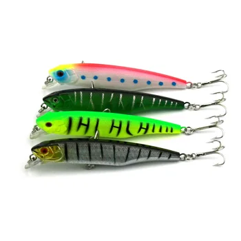 

MI-042. 4pcs/set. Pesca Shallow Diving Isca Fishing Jerkbait floating minnow lures fishing lure