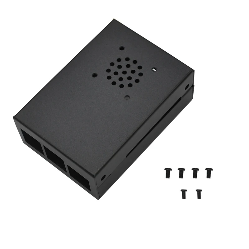 Подходит для Raspberry Pi 4 Металлический корпус защитный чехол Корпус чехол
