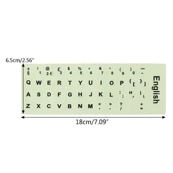 

Fluorescent Keyboard Stickers Luminous Waterproof Keyboard Protective Film