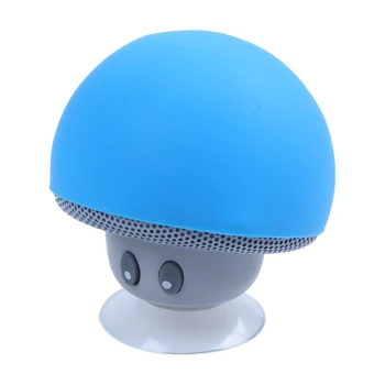 

Mushroom Bluetooth Speaker Handsfree Car Audio Music Streaming Receiver Receiver Adapter Stereo System Wireless Suction Cup for