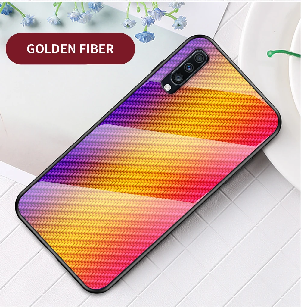 Fashion Gradient Tempered Glass Case For Samsung Galaxy S10 S10E S10 Lite S10 5G S10 S9 S8 Plus Case Protective Shell Back Cover