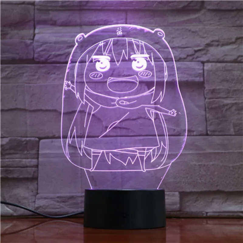 Himouto Umaru-chan рисунок детский Ночной светильник светодиодный сенсорный датчик для спальни декоративный светильник праздничный подарок для девочки ночник USB