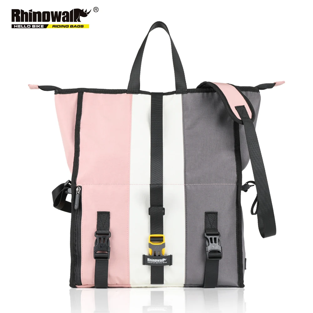Rhinowalk, 6 цветов, Мужская Женская дорожная сумка, водонепроницаемая сумка-мессенджер, многофункциональная велосипедная задняя стойка, сумка для фитнеса, 21-25L