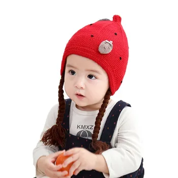 

Cute New Cute Boys Girls Kids Winter Baby Toddler Girl Boy Warm Cute Beanie Hat Cap Accessories