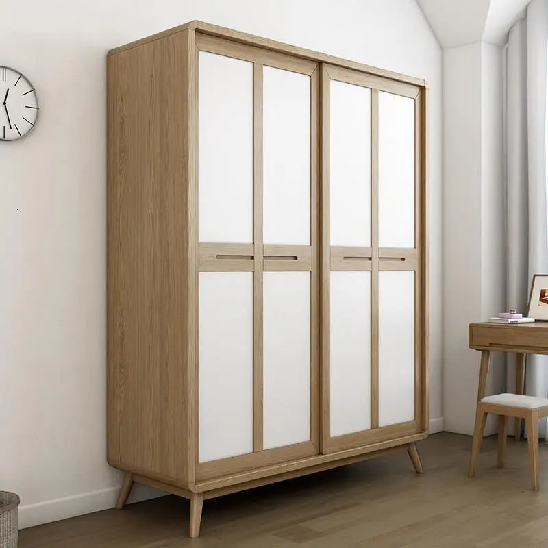 Lemari Pakaian Kast Quarto Giyim Meubel Chambre потертый шик деревянный шкаф мебель для спальни Mueble De Dormitorio гардероб - Цвет: Version H