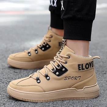 

fashion slip shoes men para sapatos zapatos sapato coturno mens leather 2020 dress boot shoe causal casual breathable cuero man