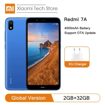 

Global Version Xiaomi Redmi 7A 2GB RAM 32GB ROM Mobile Phone Smartphon Snapdargon 439 Octa Core 13MP 5.45" 4000mAh