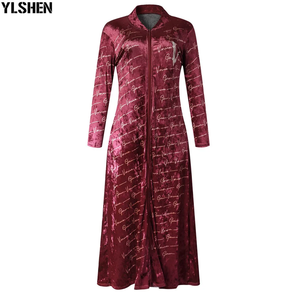 formal dresses south africa Velvet African Print Maxi Dresses for Women Evening Party Dress Dashiki Letters Africa Clothes Plus Size Casual Christmas Robe african attire