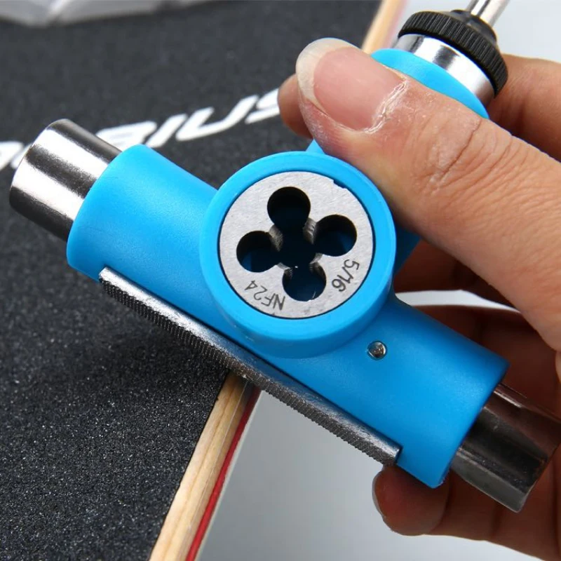 Skateboard Tool Roller Skate Scooter Adjusting T-Wrench Long board Fish Board Repair Tools L-type Head Spanner Screwdriver