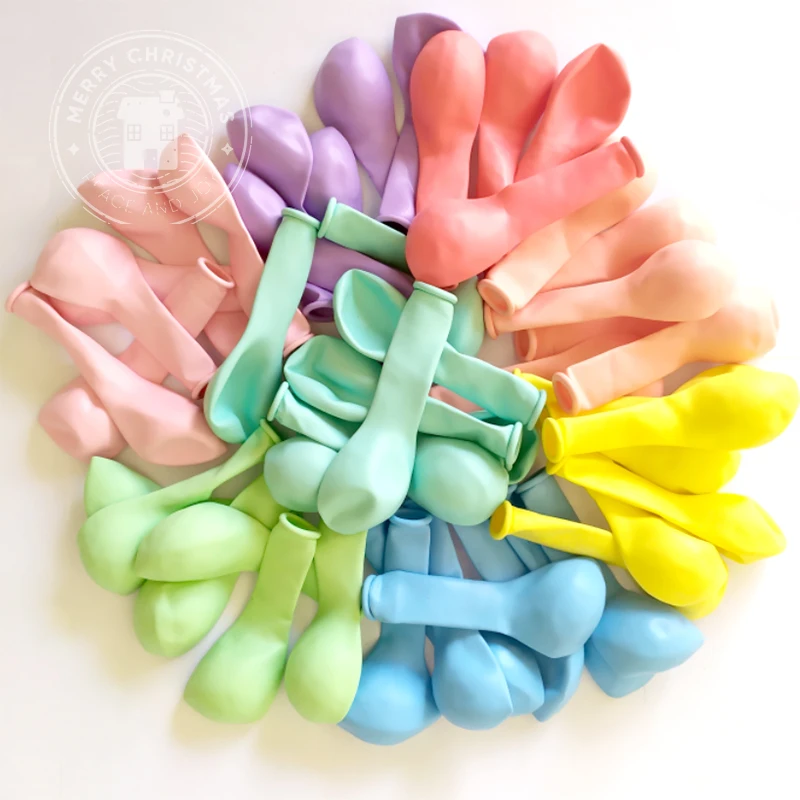Macarone с конфетами 5-36 дюймов цветные латексные шары гигантский надувной воздушный