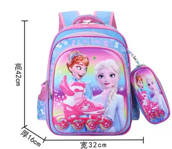 

Disney New School Bag Children Backpack Boy Girl School Backpack Cartoon Student Bag Printing Backpack