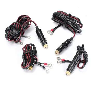 

Car Male Plug Cigarette Lighter Socket Plug Connector Adapter Power Supply Cord W91F