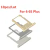 10pcs Mobile Phone Sim Card Tray Slot Holder For iPhone 6 6S Plus SIM Card Adapter Replacement Parts