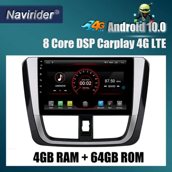 

Built in 4G Lte car Intelligent navigation tape recorder 10 android car gps radio multimedia player for toyota Vios 2016