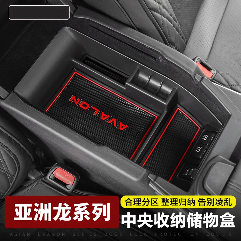 

Car Central Console Armrest Box Decoration For Toyota AVALON 2018 2019 Interior Accessories Center Console Container Organizer