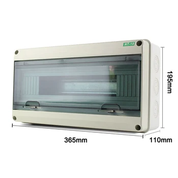 

HOT Plastic Distribution Box Waterproof for Circuit Breaker Indoor On the Wall Home NDS66