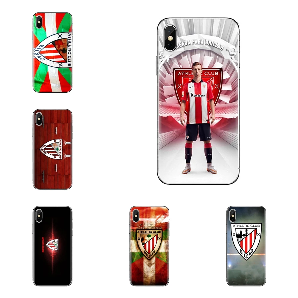 Для iPod Touch Apple iPhone 11 Pro 4 4s 5 5S SE 5C 6 6S 7 8 X XR XS Plus Max athletic club bilbao fc Логотип прозрачные
