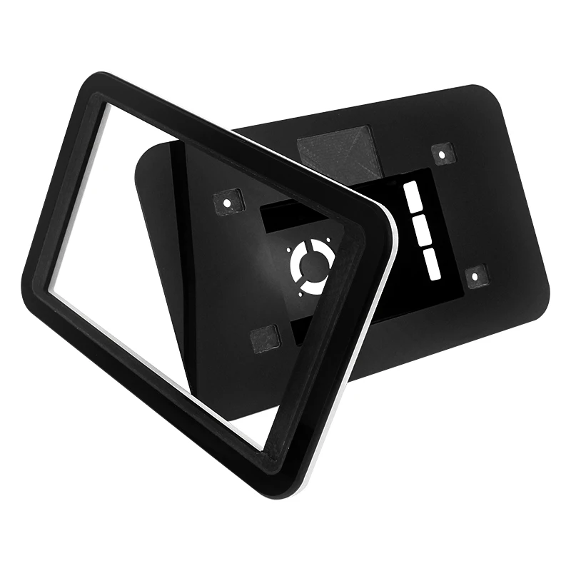 tela oficial, Suporte preto para tela sensível