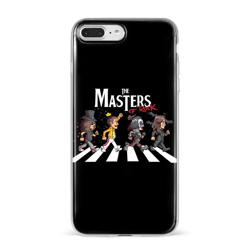 Чехол для телефона для Coque iPhone X XR XS Max 8 8Plus 7 7Plus 6 6S Plus 5S SE Фредди Меркури Queen band Мягкий силиконовый чехол - Цвет: TPU