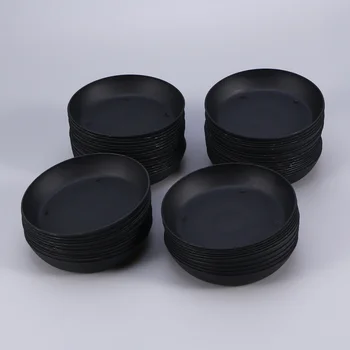 

20 Pcs Pot Sausers Black Preservative Strong Garden Supplies for Balcony